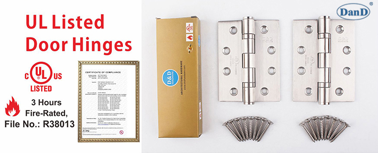 UL Listed 10C Door Hinge-D&D Hardware UL المدرجة 10C الباب المفصلي - D & D الأجهزة