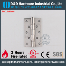 SS304 UL مقاومة للحريق 2BB مفصلة لباب المكتب- DDSS005-FR-5x3x3.0mm