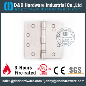 UL مصنفة الحريق الكامل الباب المفصل DDSS002-FR-4.5x4.5x3.0mm