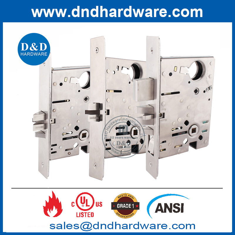 Latchbolt تديرها مقبض/ رافعة ANSI UL قفل باب مرور -DDAL01 F01