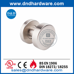 الفضة الحديثة من الفولاذ المقاوم للصدأ مستدير الباب مقبض knob-ddth029