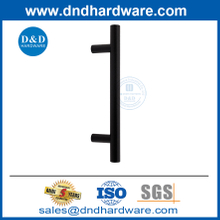 دخول باب سحب مقابض الفولاذ المقاوم للصدأ مقابض الباب الزجاجي الأسود ddph031