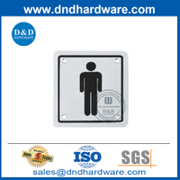 الفولاذ المقاوم للصدأ الذكور الحمام مرحاض باب تسجيل لوحة- DDSP001