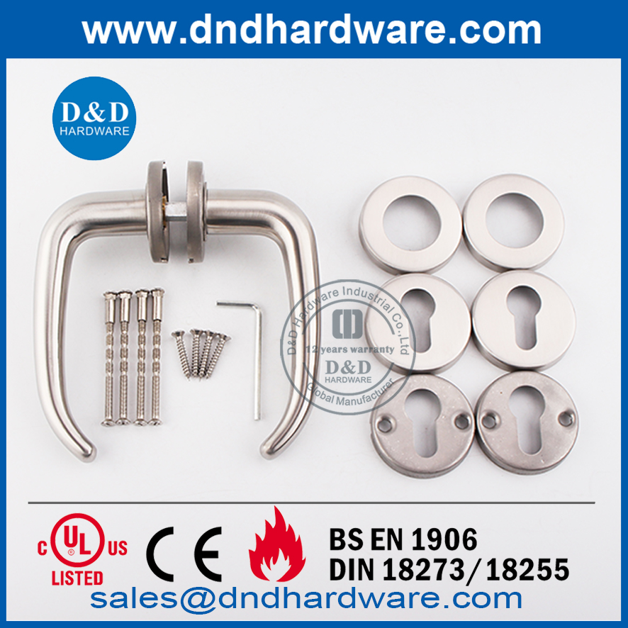 أفضل درجة حديثة 316 باب معدني الصلبة مقبض DDSH004