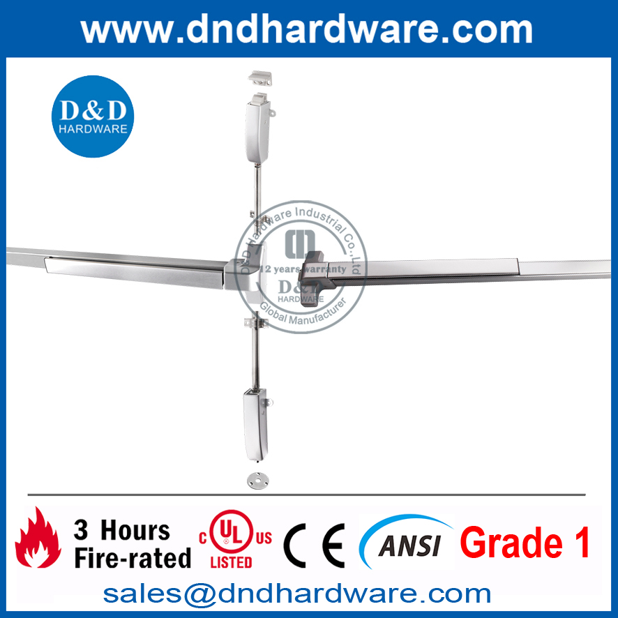 ANSI GRADE 1 Steel Cult Culle Panic Push Door Door Device-DDPD005