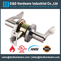 UL Zinc Alloy Fire تصنيف ANSI الدرجة 2 الأمريكية القياسية أنبوبي قفل مجموعة DDLK010