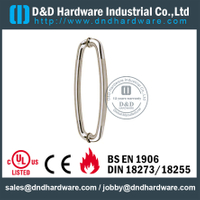 مقبض سحب البيضاوي SUS304 للباب الزجاجي الخارجي مع PVD-DDPH011