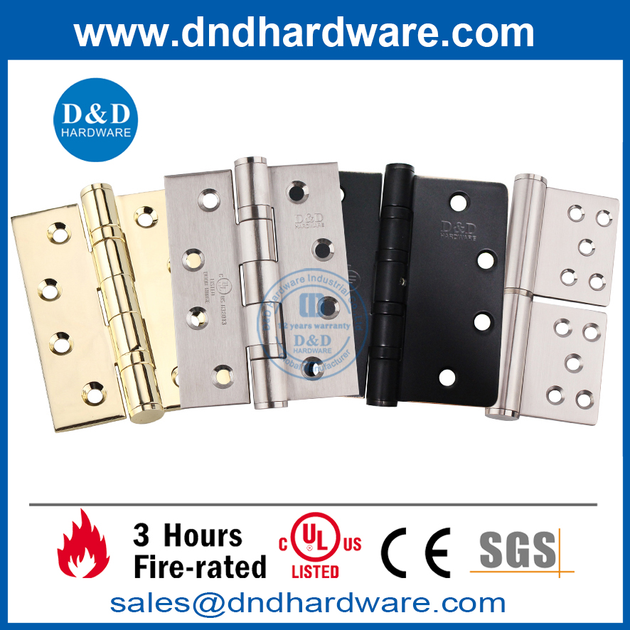 BHMA ANSI MATT Black Stainless Steel 304 NRP DOP HINGE-DDSS001-ANSI-2-4.5X4.5X3.4