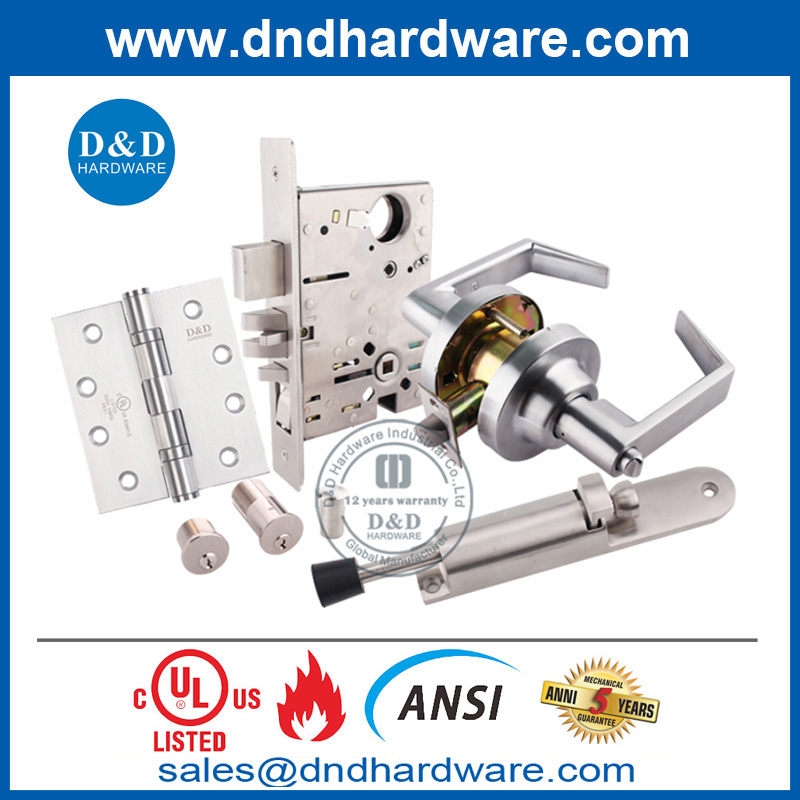 Latchbolt تديرها مقبض/ رافعة ANSI UL قفل باب مرور -DDAL01 F01