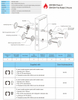 SS304 Hollow Tube Mitred Lever Handter for Extride Steel Door-DDTH015