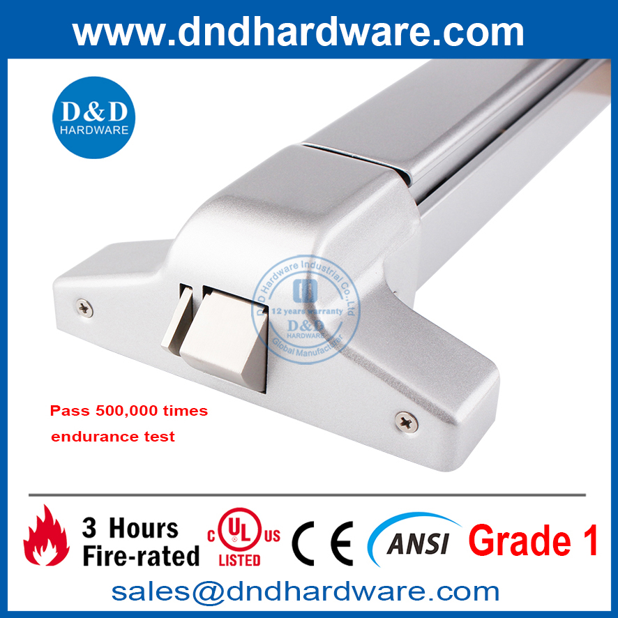 ANSI GRADE 1 Steel Cult Culle Panic Push Door Door Device-DDPD005